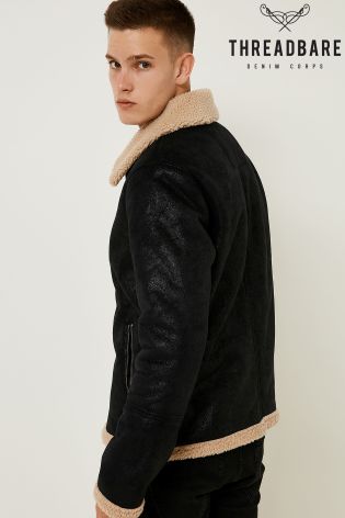 Threadbare Bonded Bomber Jacket